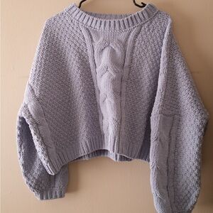 Sadie & Sage Baby Blue Knit Sweater